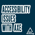 Accessibility issues with axe